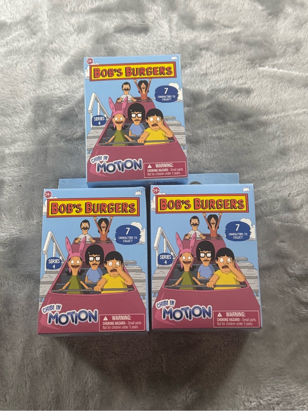 Bob's Burgers Chibi In Motion Series 4 Lot of 3